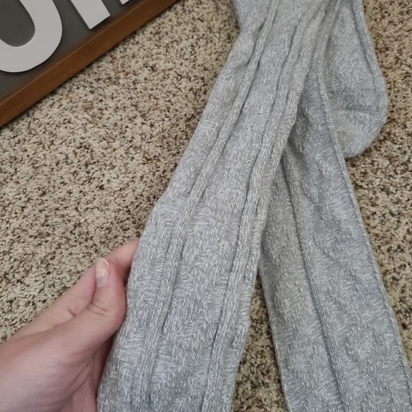 Women's Cable Textured Super Soft Knee High Boot Sock - Univeral Thread Size4-10 - Picture 4 of 5